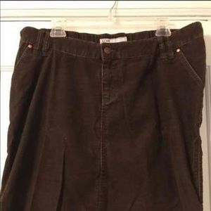 Old Navy Corduroy Maternity Skirt